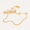 vintage 18" box chain necklace