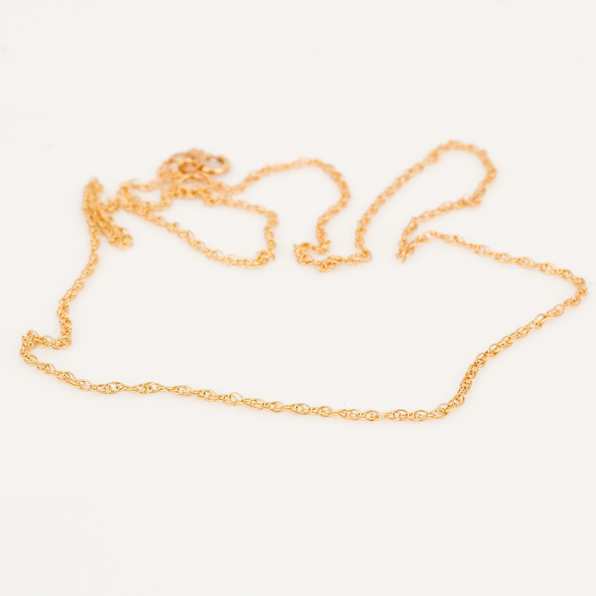 vintage 16" Loose Rope Chain Necklace