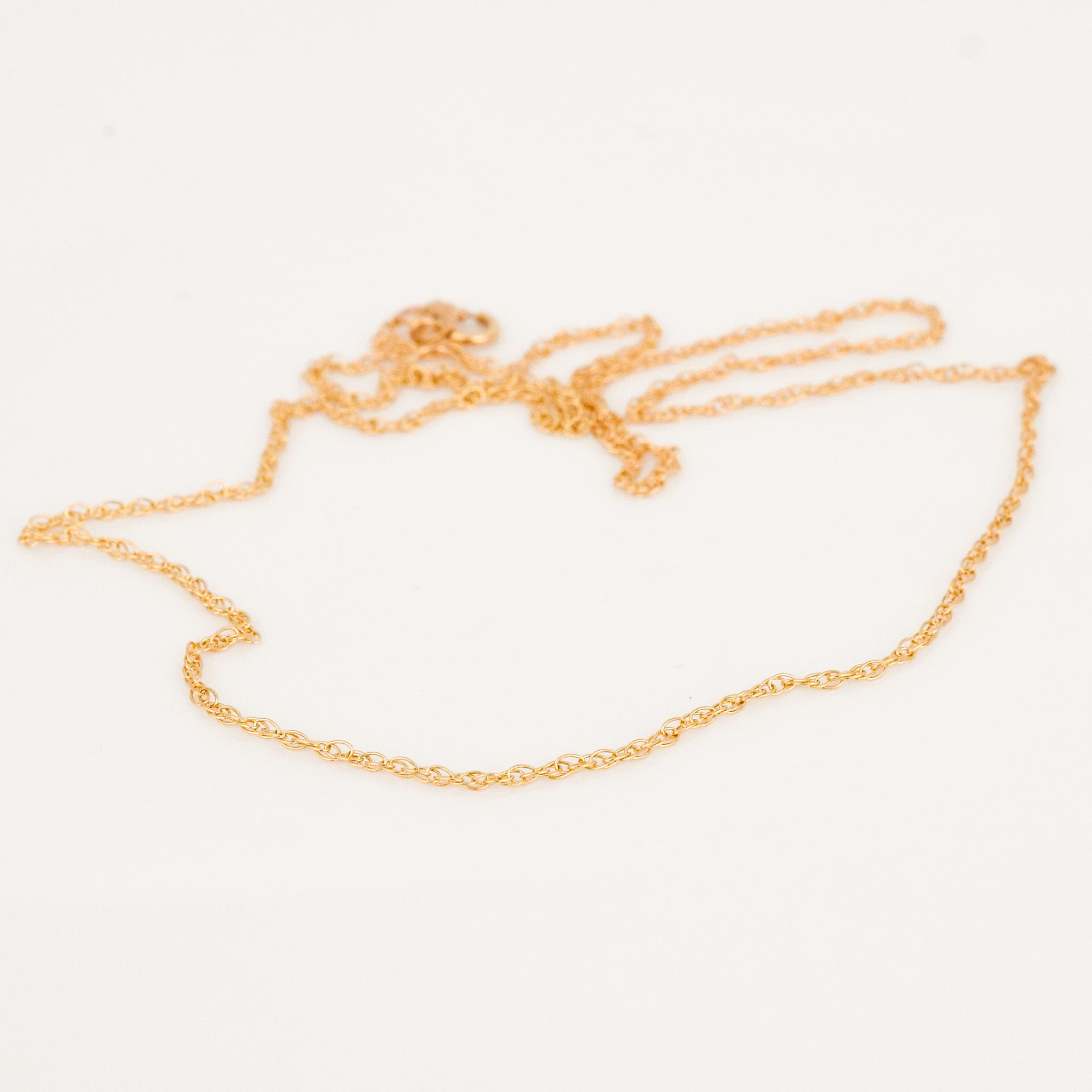 vintage 16" Loose Rope Chain Necklace