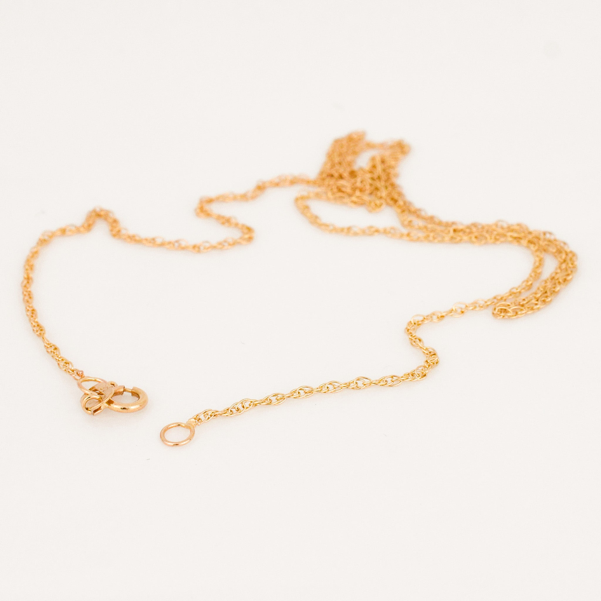 vintage 16" Loose Rope Chain Necklace