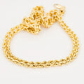 vintage 17" Double Layer Rope Chain