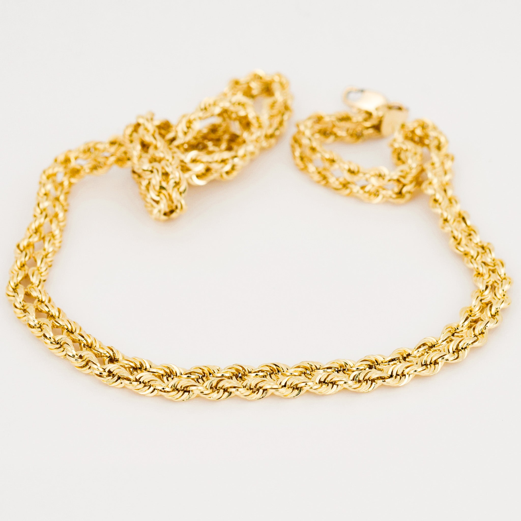 vintage 17" Double Layer Rope Chain