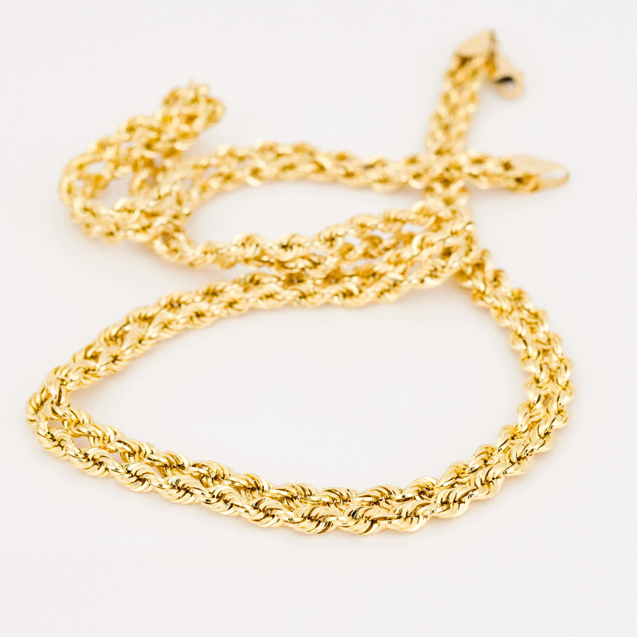 vintage 17" Double Layer Rope Chain