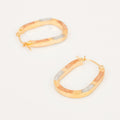 vintage 20.6mm Tri-Tone Hoops