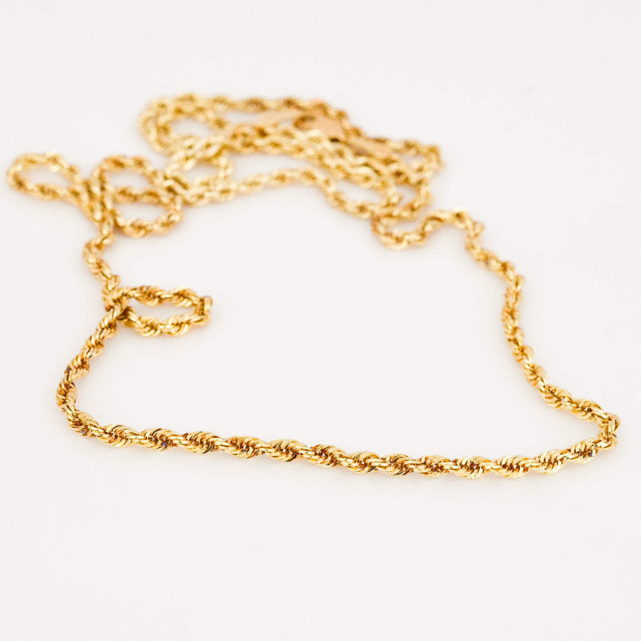 vintage 20" Rope Chain Necklace