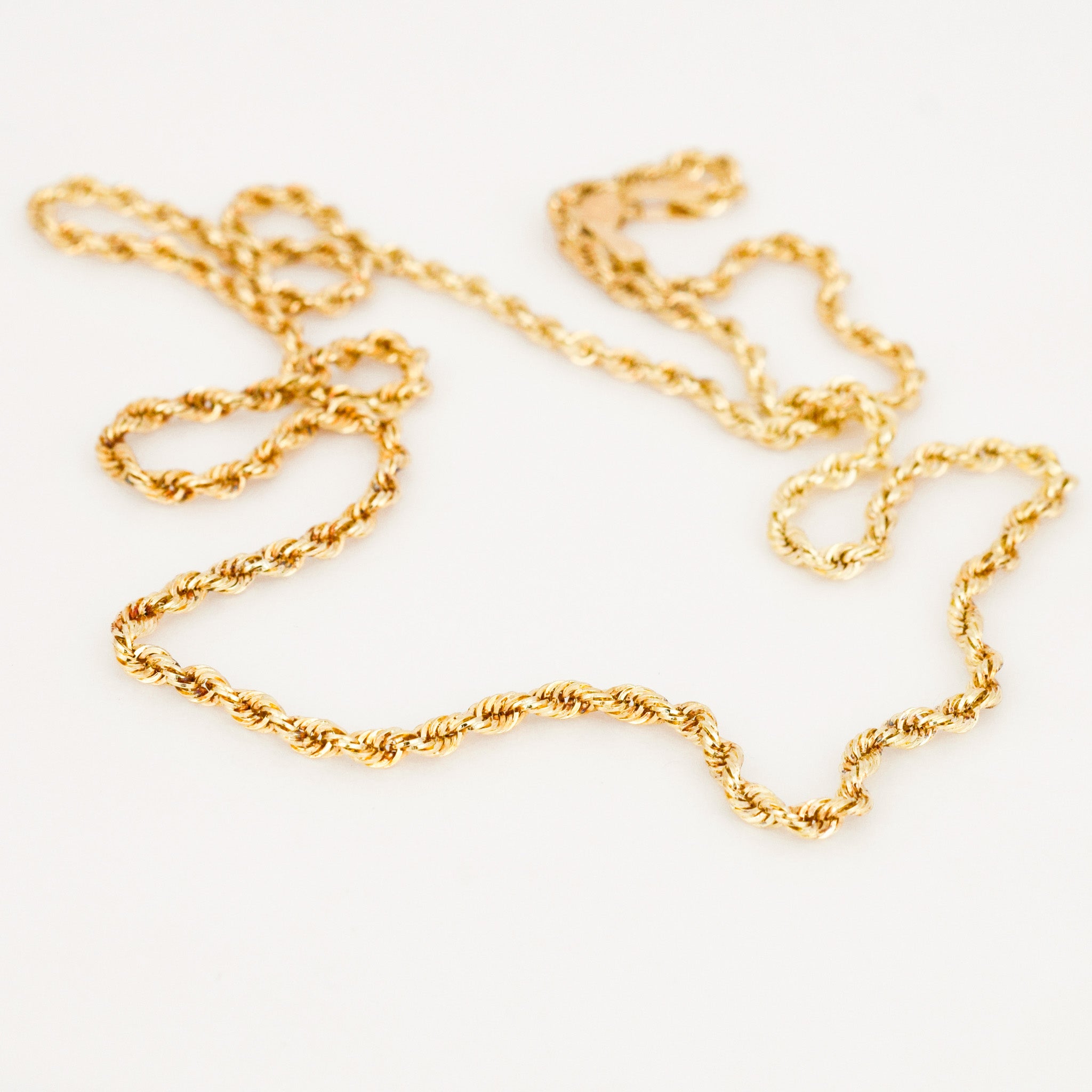 vintage 20" Rope Chain Necklace