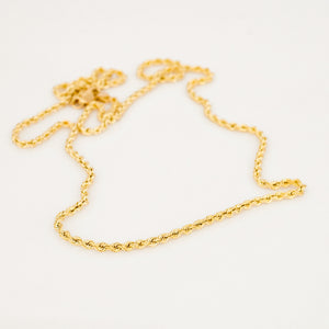 vintage 17.25" Rope Chain Necklace