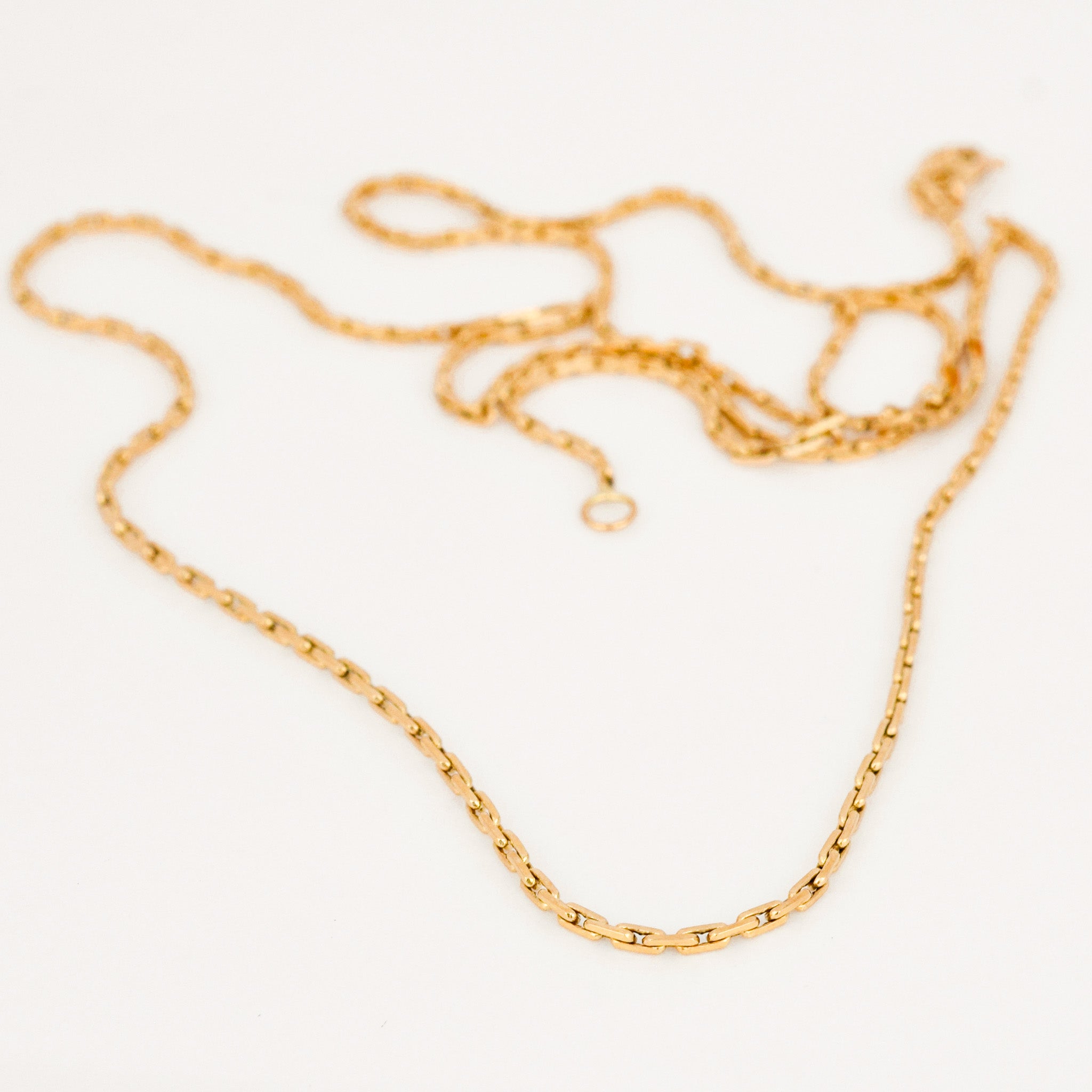 vintage 22" Cable Link Chain Necklace