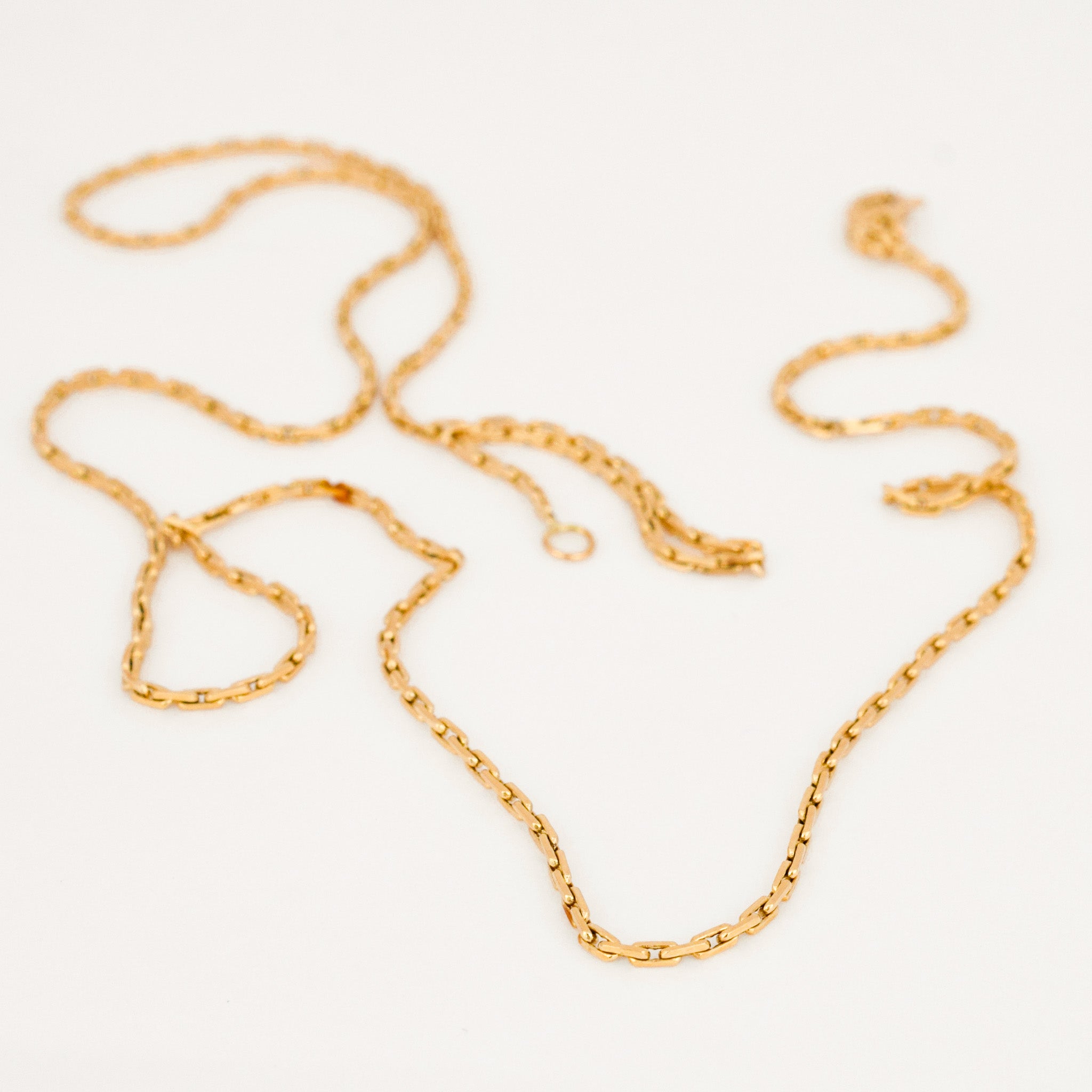 vintage 22" Cable Link Chain Necklace