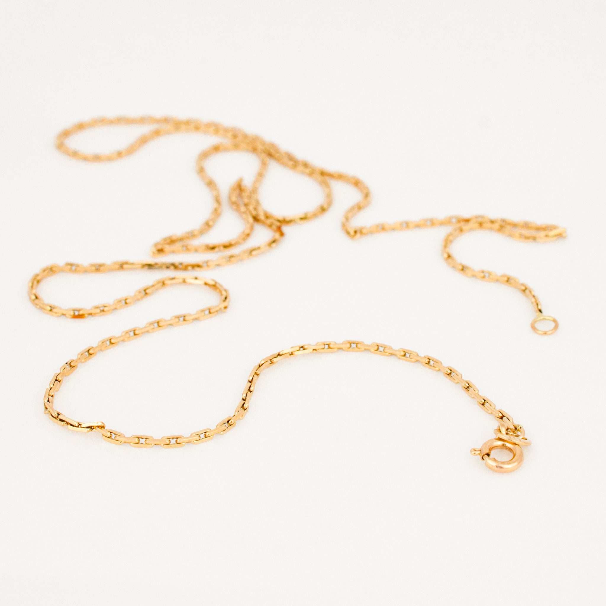 vintage 22" Cable Link Chain Necklace