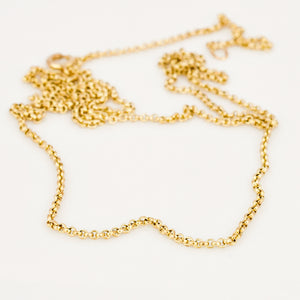 24" Rolo Gold Chain Necklace