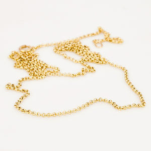 24" Rolo Gold Chain Necklace