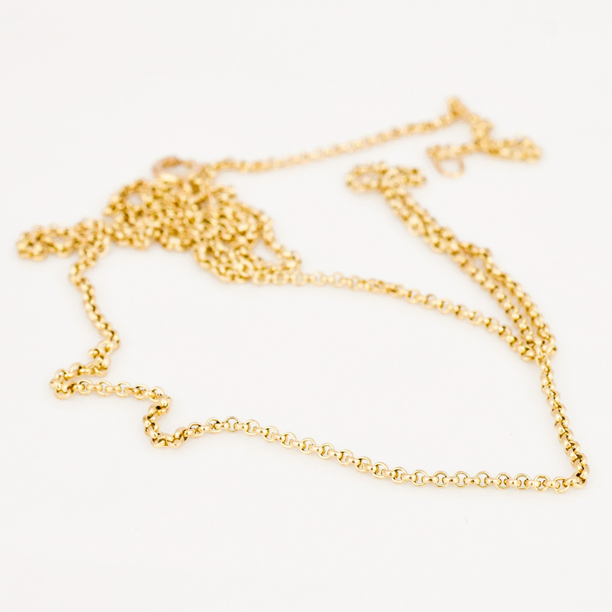 24" Rolo Gold Chain Necklace