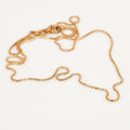 vintage 16" Box Chain Necklace