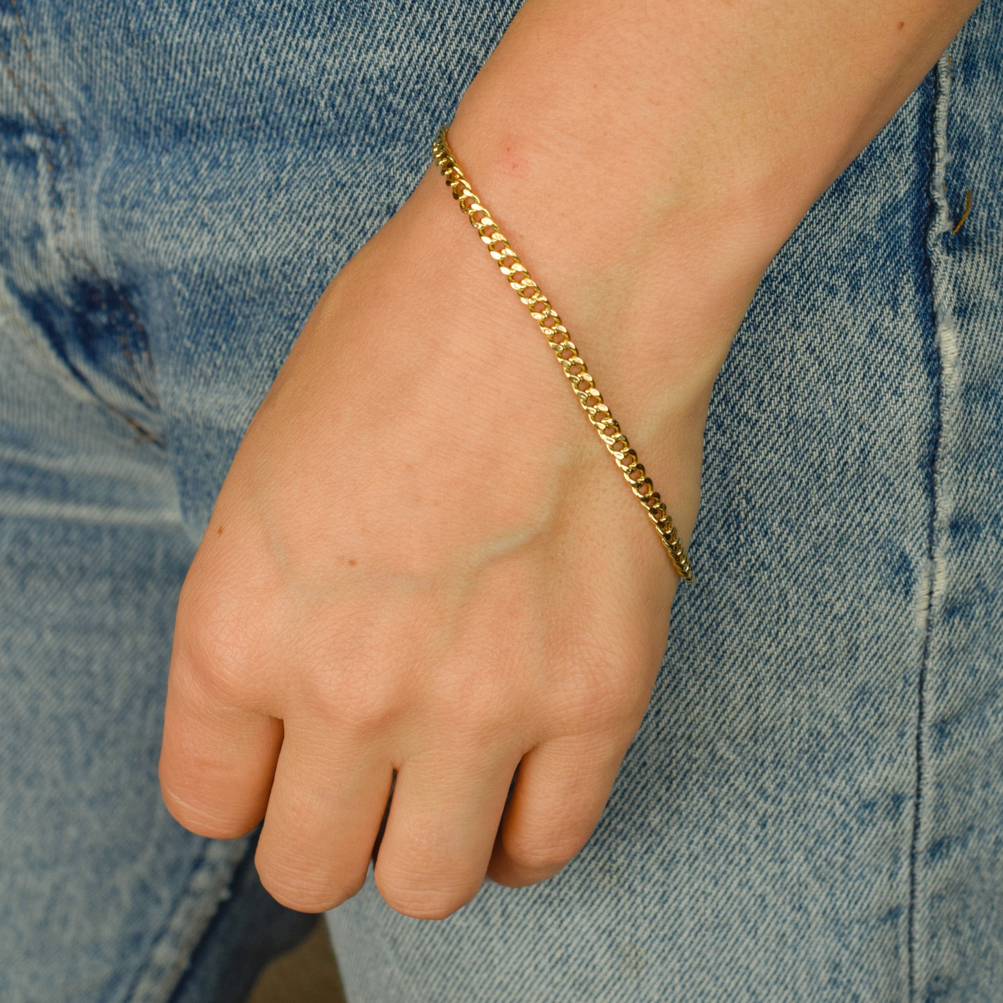 8" Curb Chain Bracelet