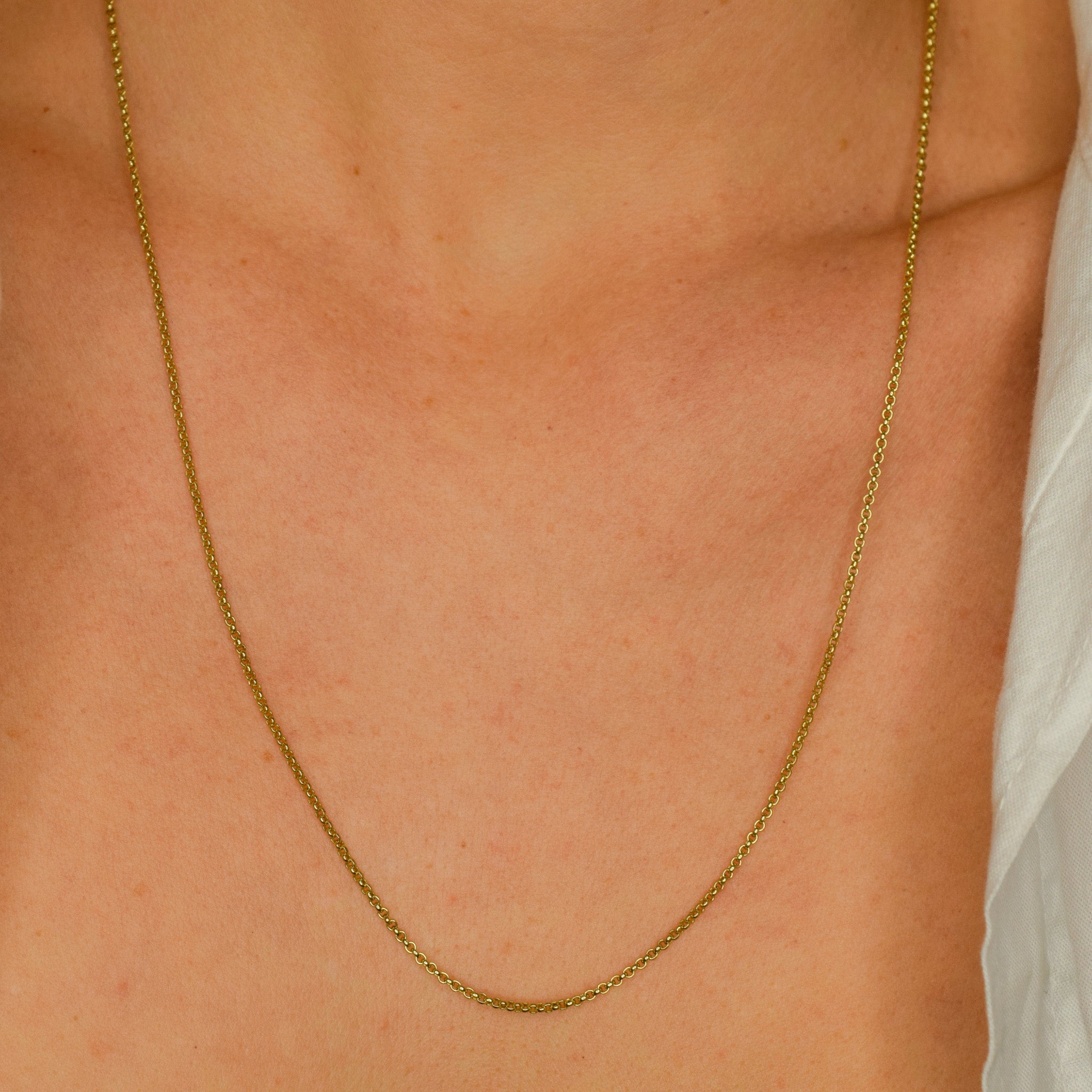 24" Rolo Gold Chain Necklace