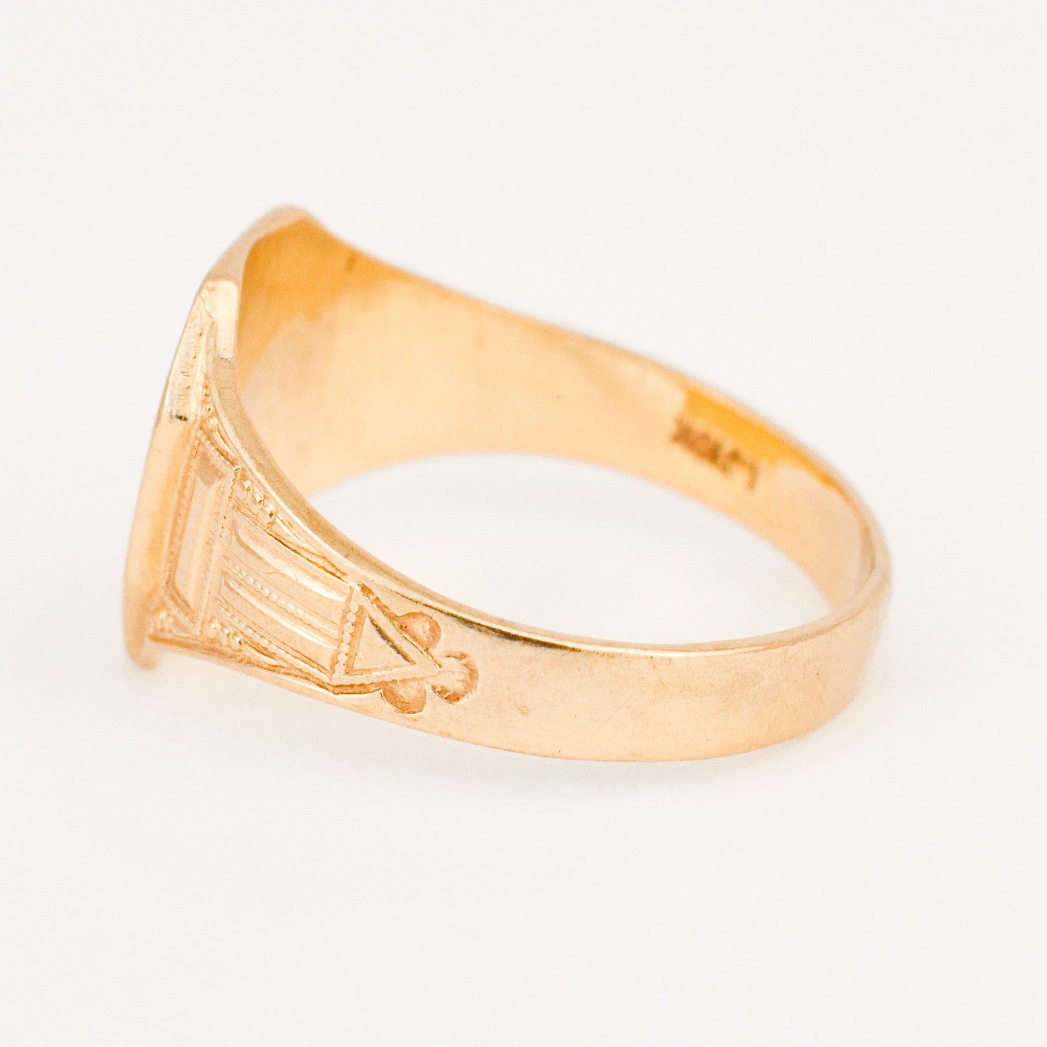 'A' Signet Ring