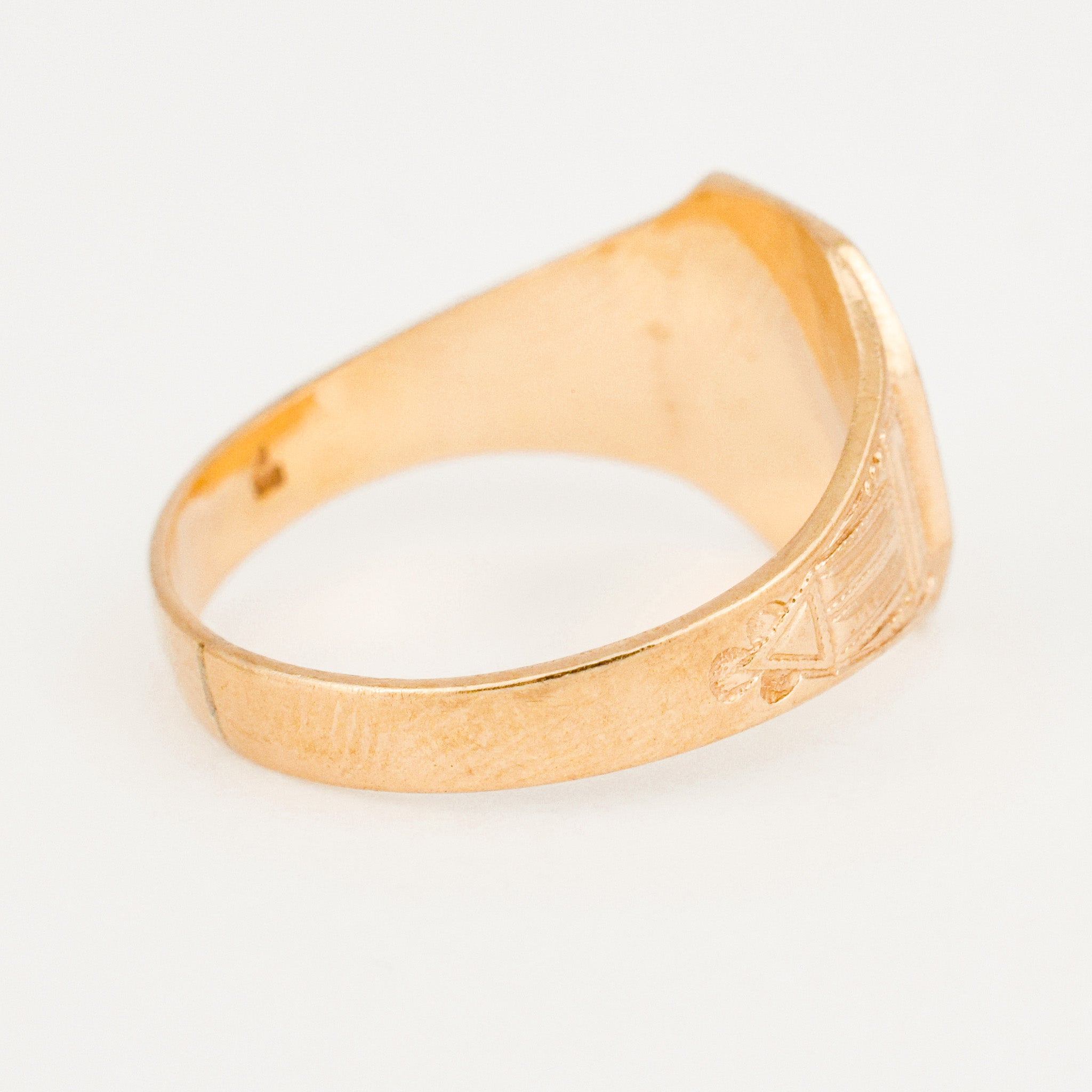 'A' Signet Ring