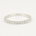 vintage Half-Eternity Diamond Band