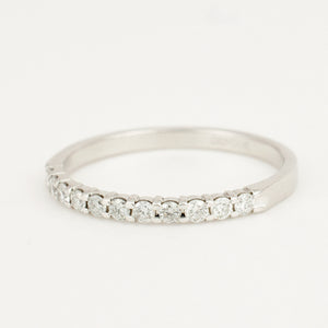 vintage Half-Eternity Diamond Band