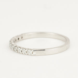 vintage Half-Eternity Diamond Band