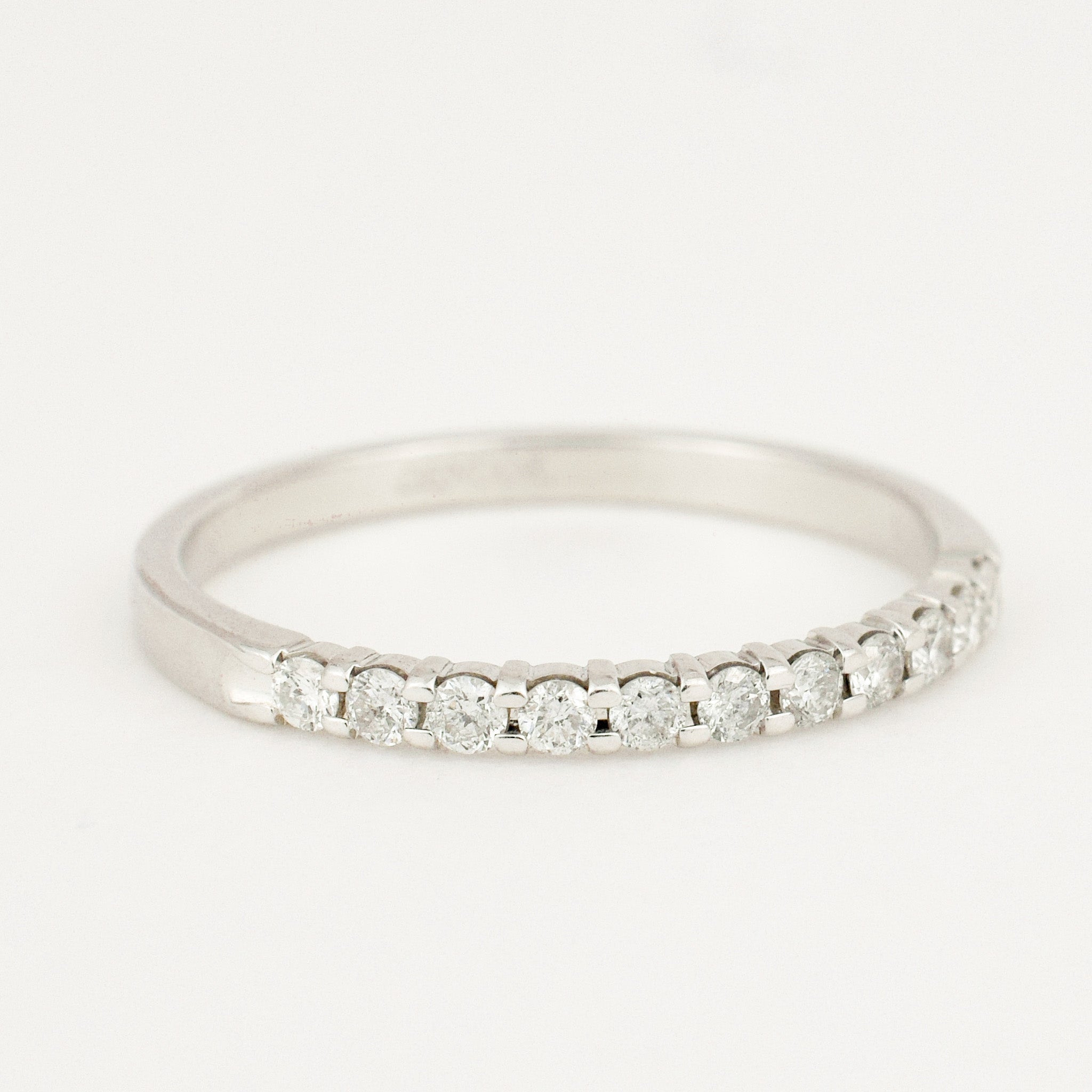 vintage Half-Eternity Diamond Band