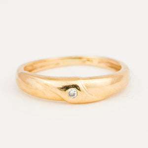 4.1 mm Solitaire Diamond Band