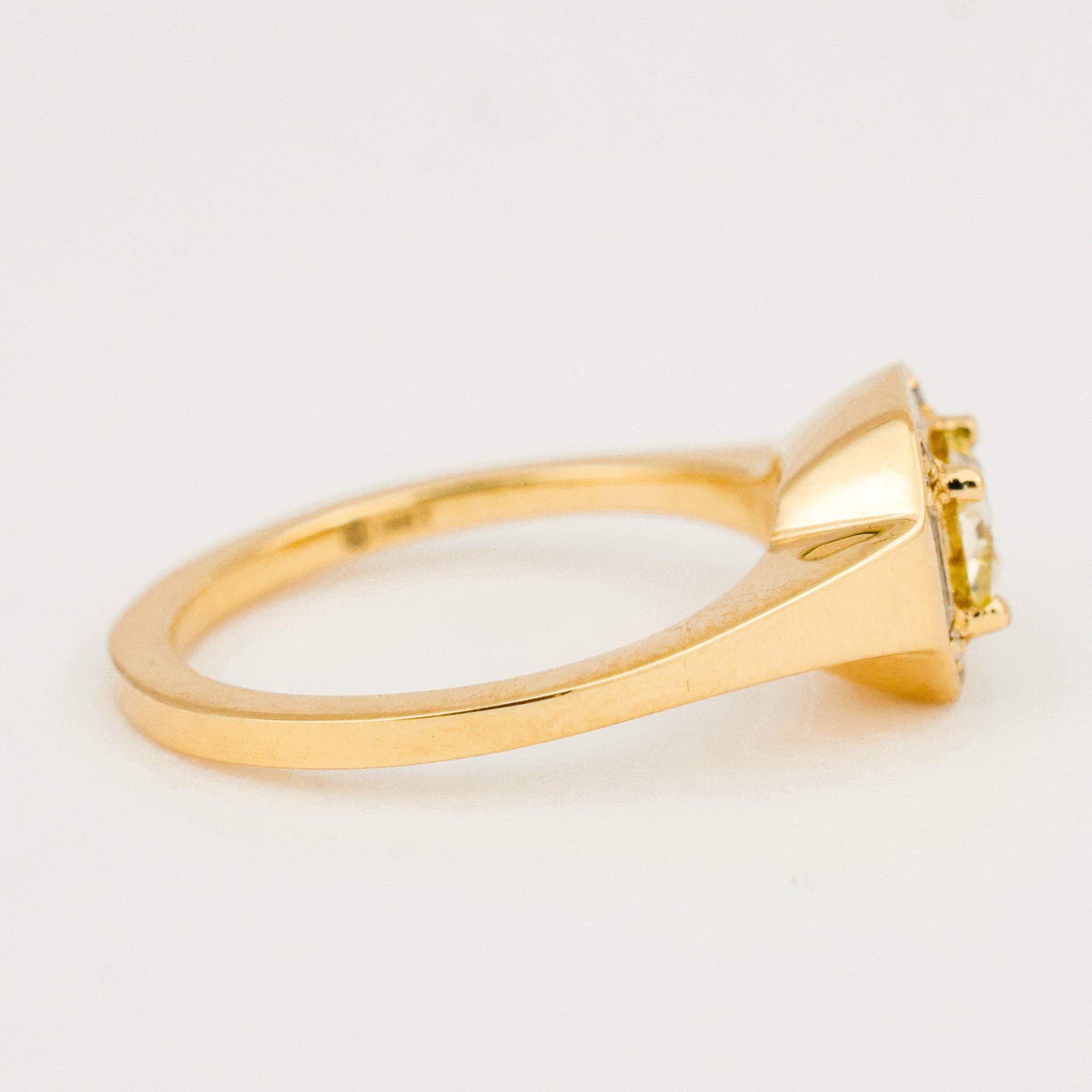Buttery Yellow Diamond Ring