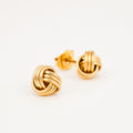 vintage Love Knot Stud Earrings