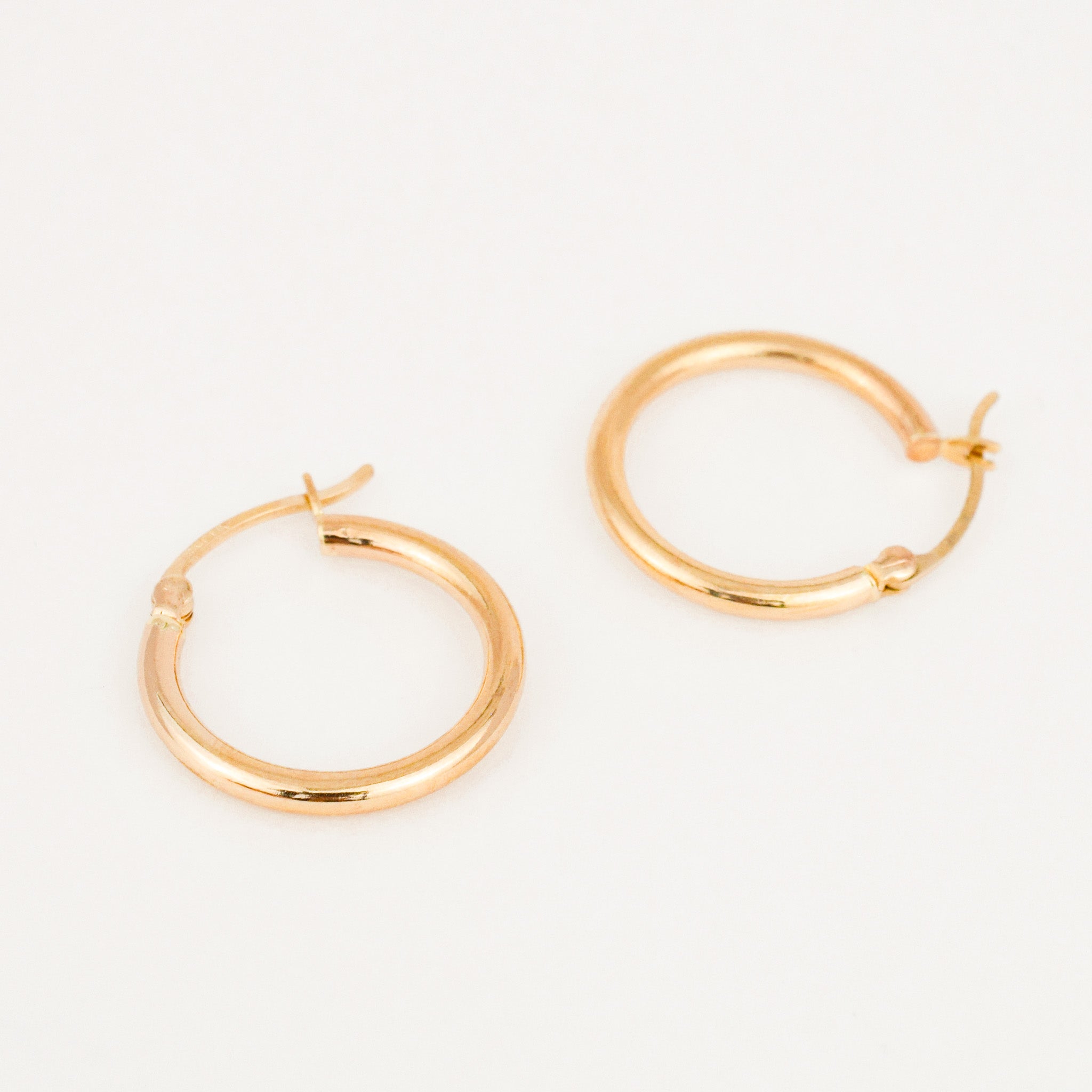 20.4 mm Gold Hoop Earrings
