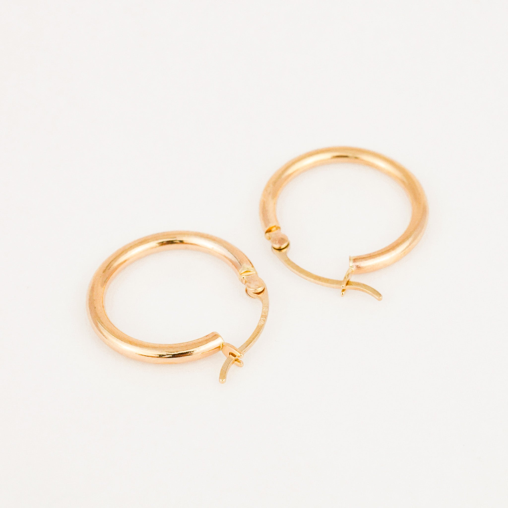 20.4 mm Gold Hoop Earrings