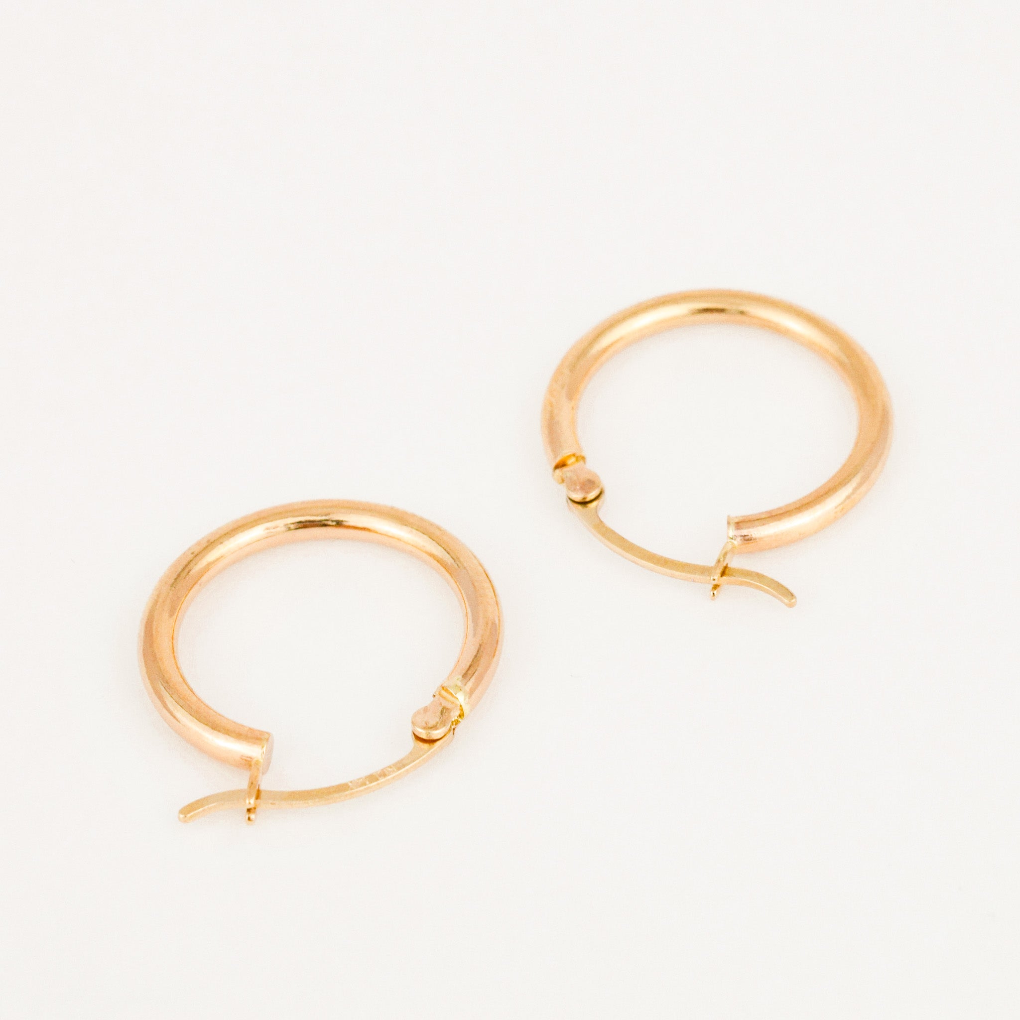 20.4 mm Gold Hoop Earrings