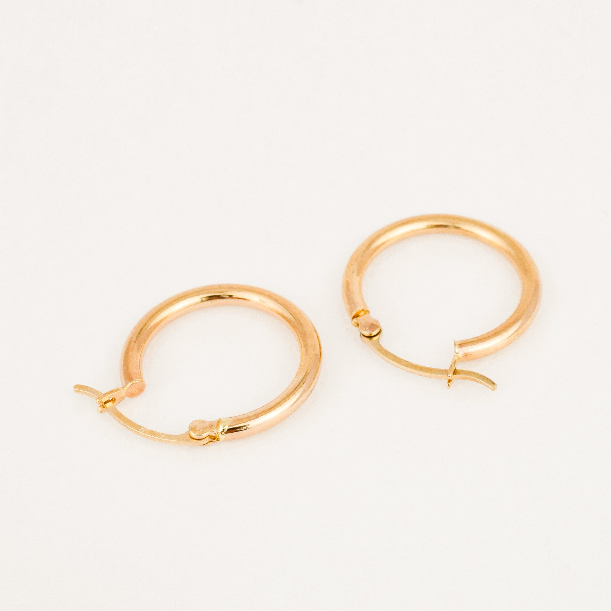 20.4 mm Gold Hoop Earrings