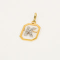 vintage 'k' pendant 