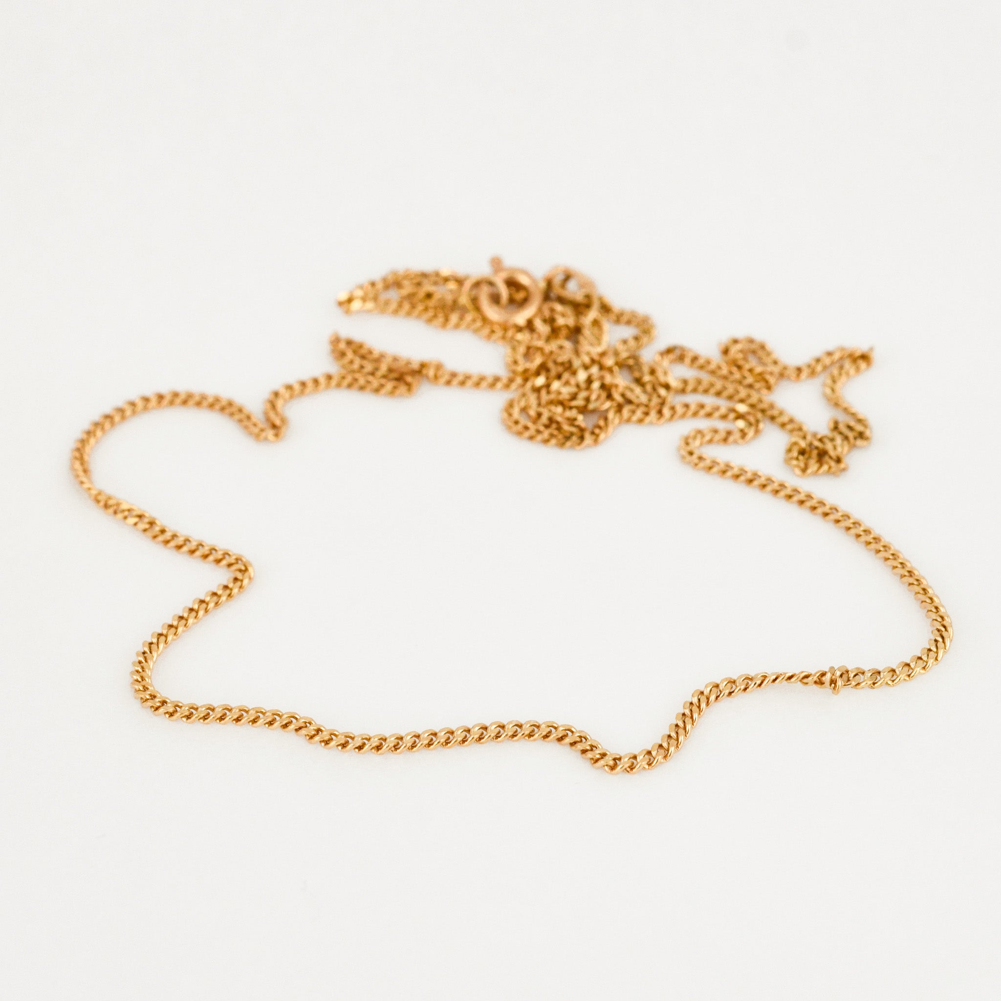 vintage 20" Curb Chain Necklace