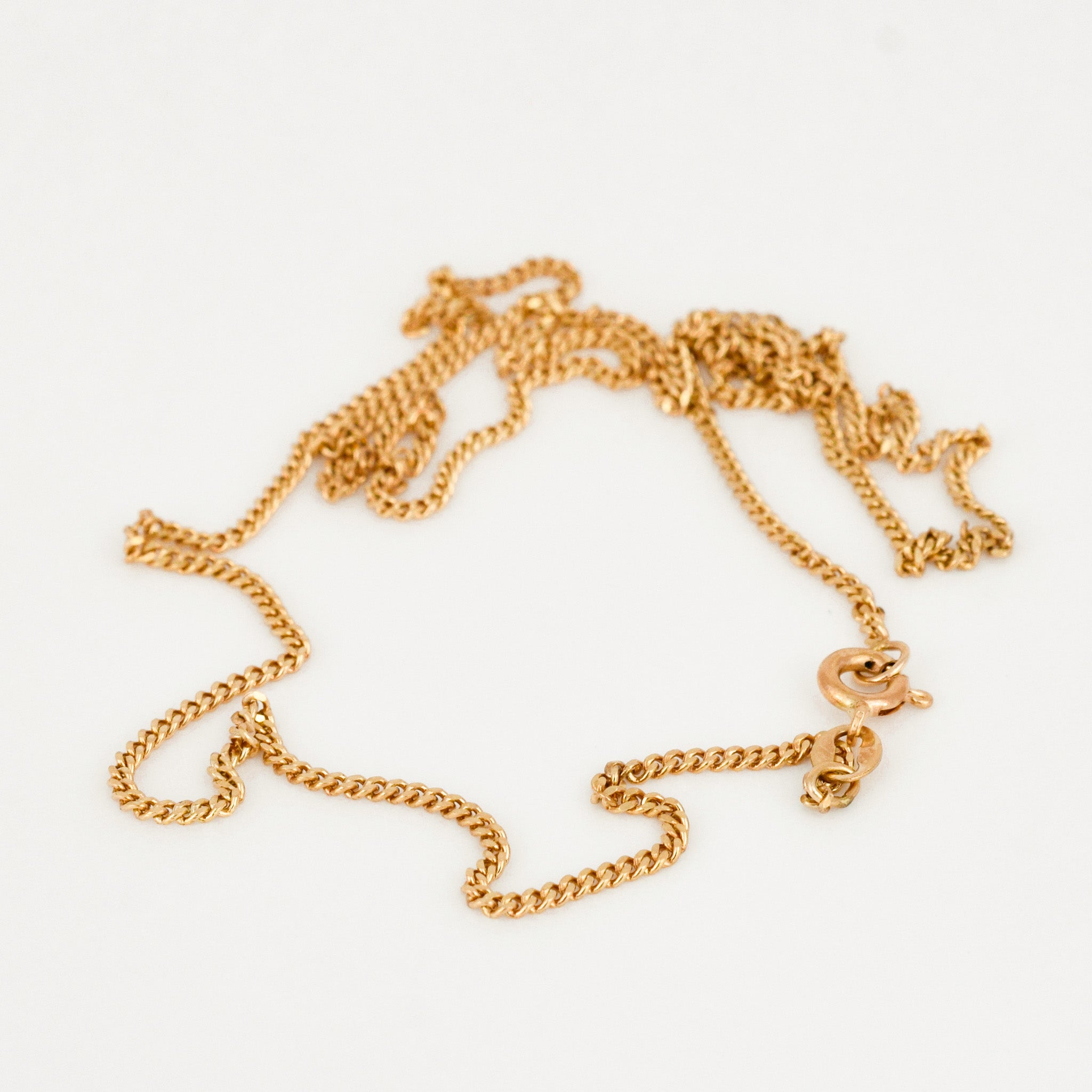 vintage 20" Curb Chain Necklace