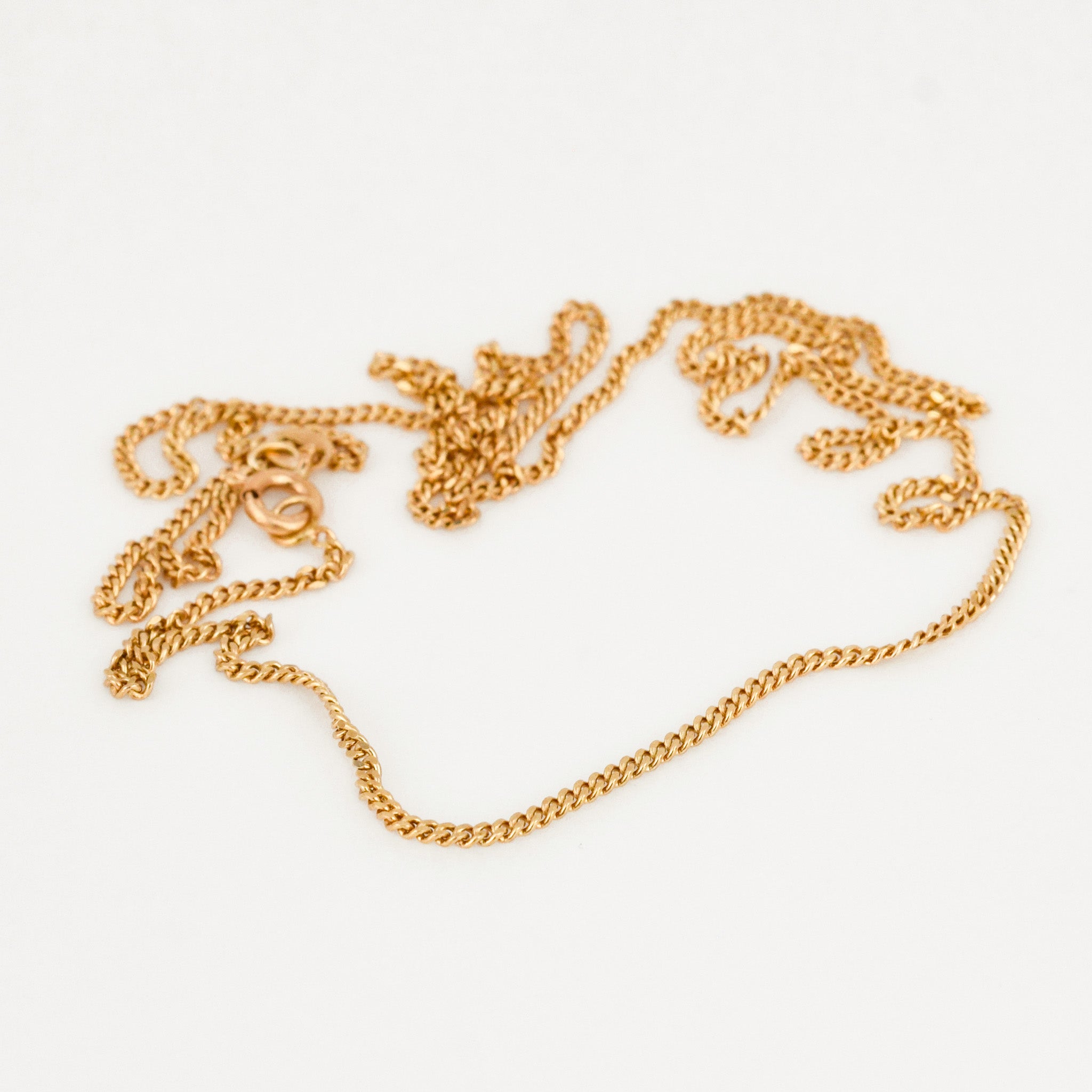 vintage 20" Curb Chain Necklace