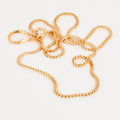 vintage 16.75" Smooth S-Link Chain Necklace