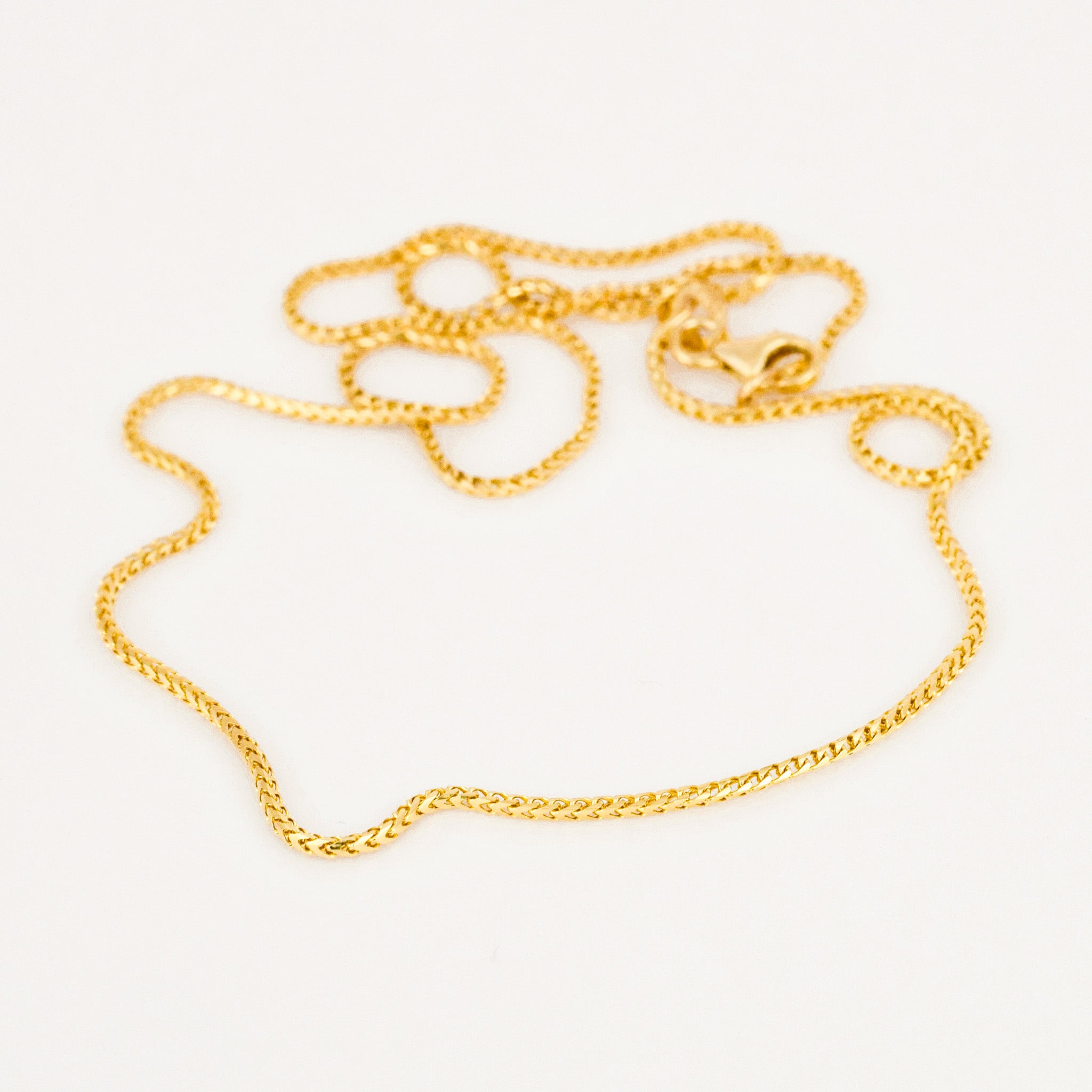 vintage 16" Wheat Chain Necklace