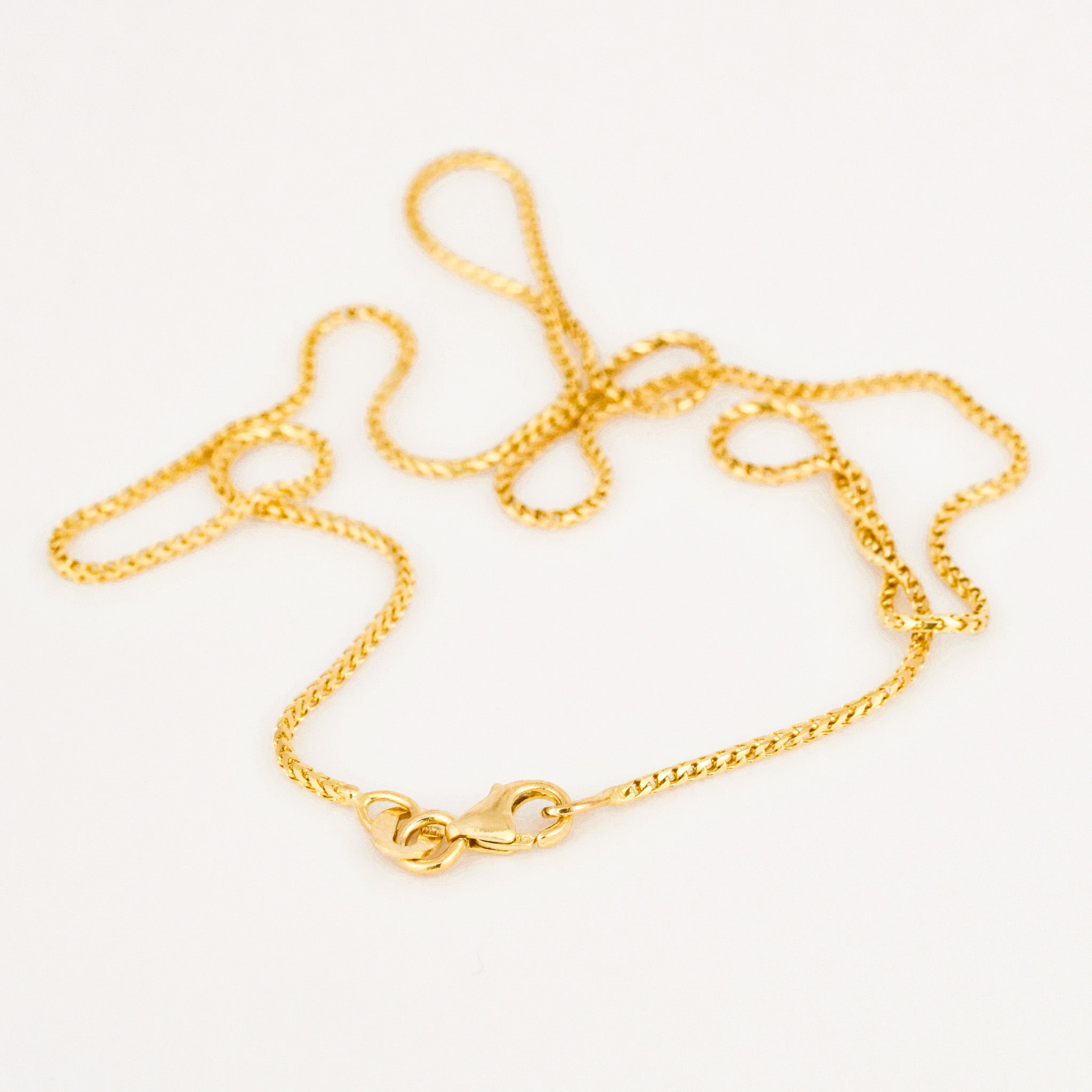 vintage 16" Wheat Chain Necklace