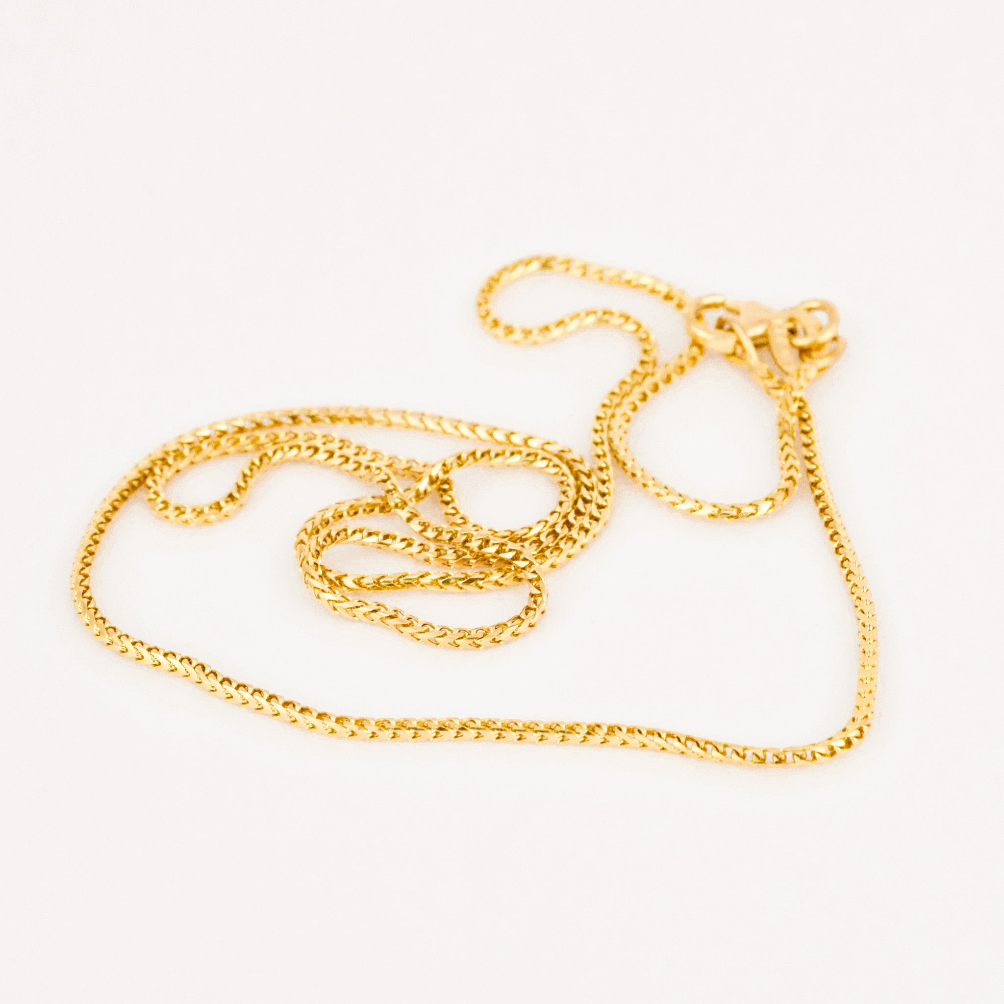 vintage 16" Wheat Chain Necklace
