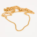 vintage 10k gold 24" Curb Chain Necklace