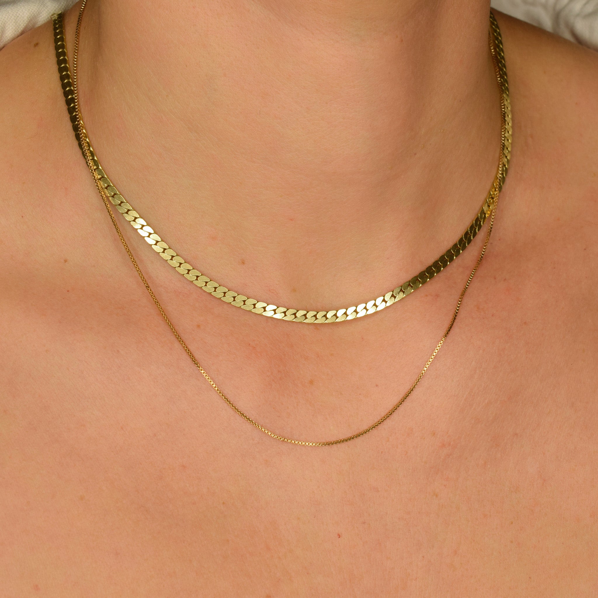 16" Box Chain Necklace