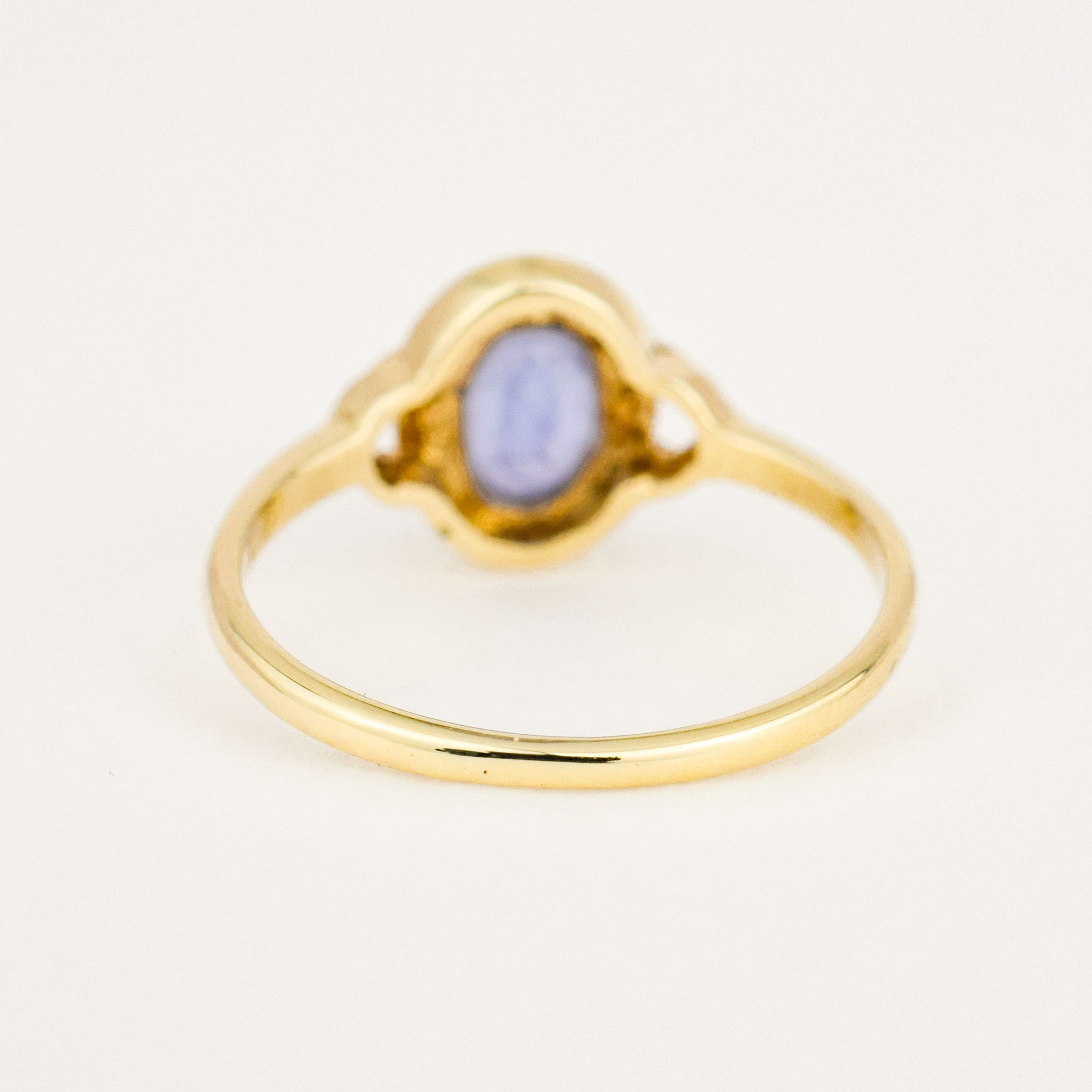 vintage Cabochon 1.6ct Tanzanite Ring