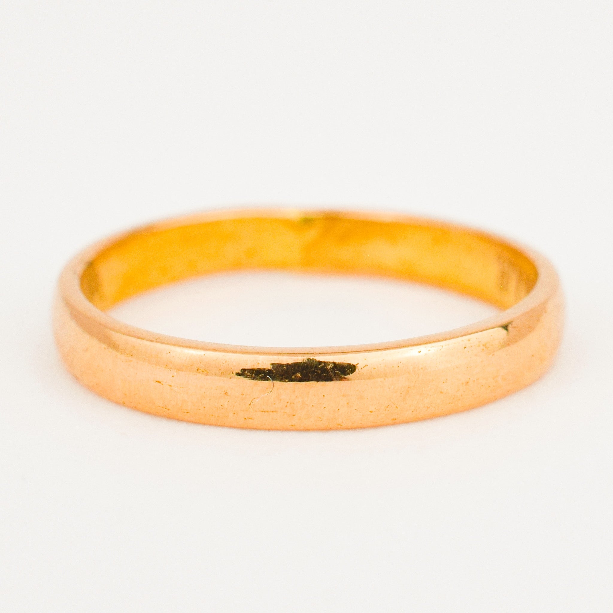 vintage 3 mm 22k Gold Band