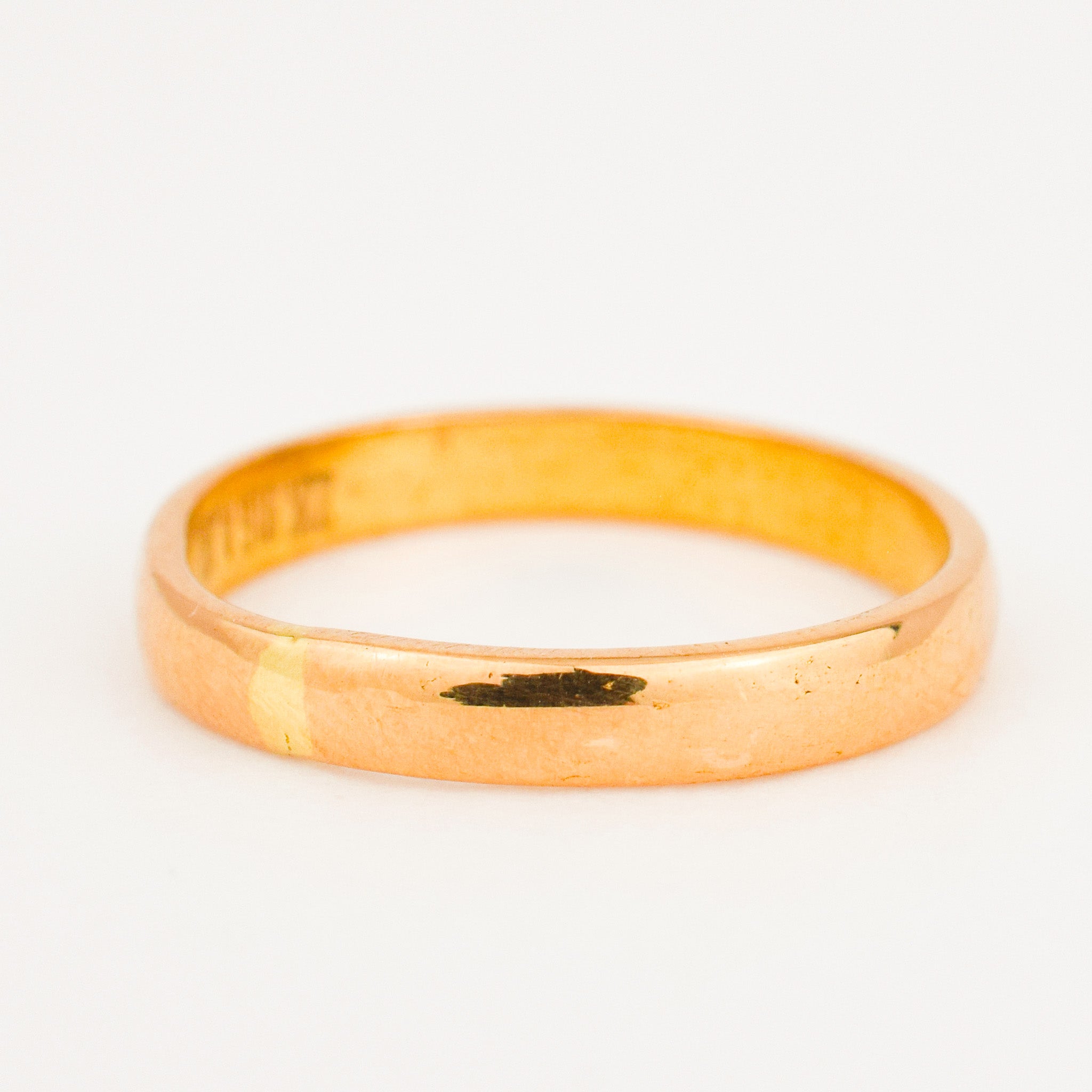 vintage 3 mm 22k Gold Band