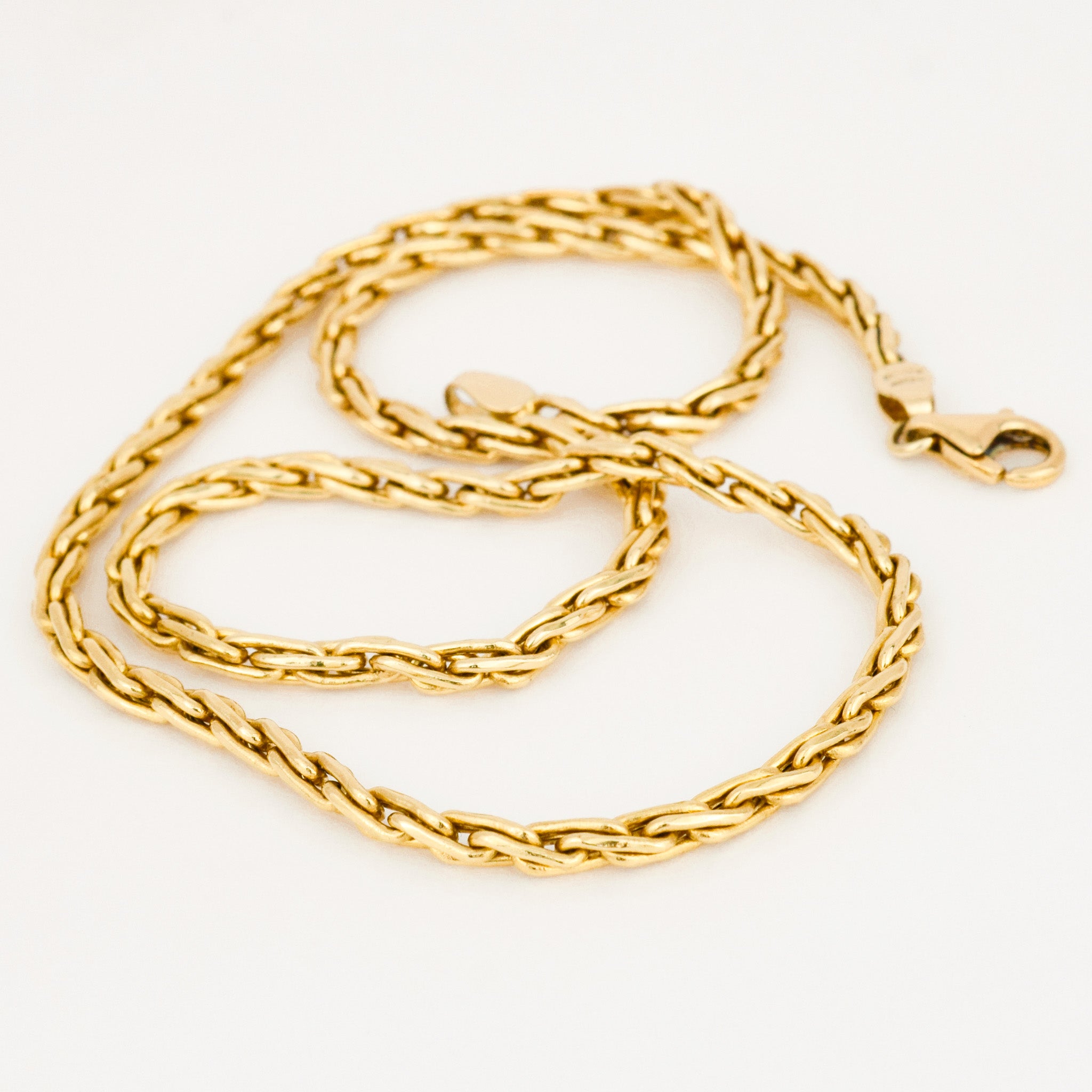 vintage 17.5" Figarope Chain Necklace