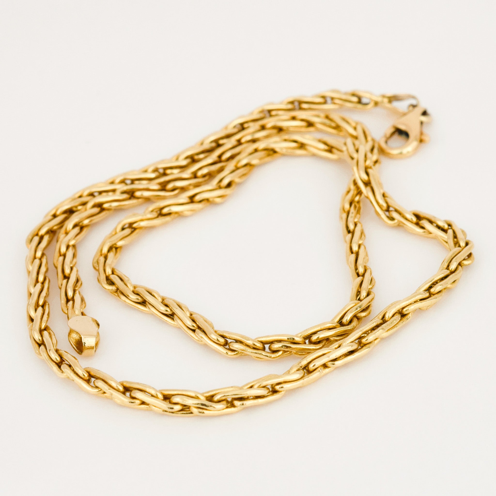 vintage 17.5" Figarope Chain Necklace