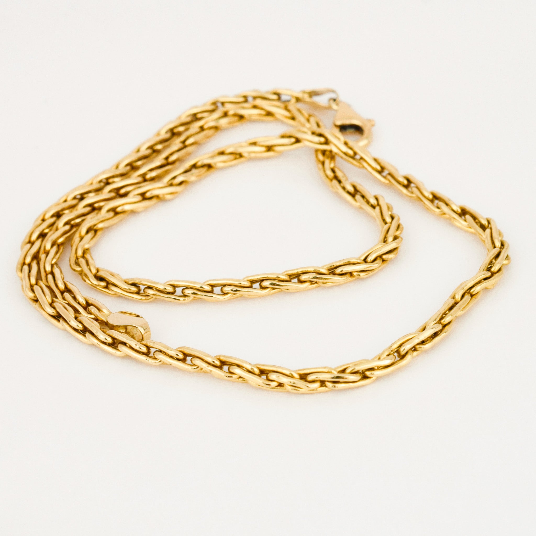 vintage 17.5" Figarope Chain Necklace