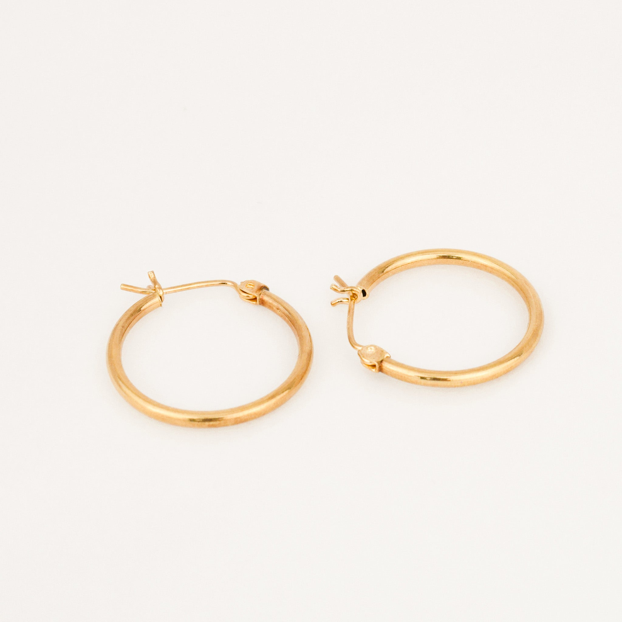 vintage 21.4 mm Gold Hoops